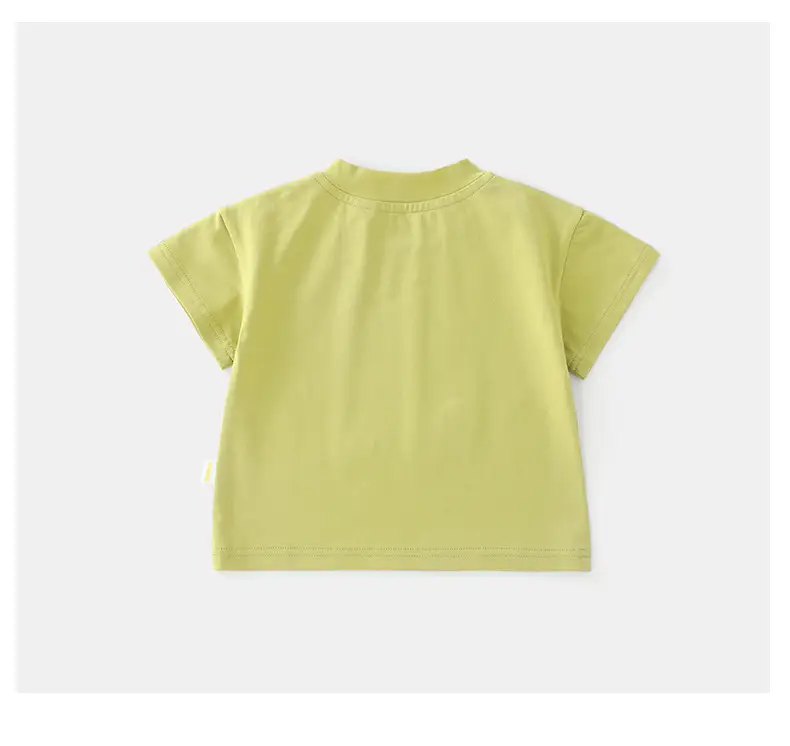 Baby T-Shirt Green Apple Design Summer Kids Short Sleeve — feature 18