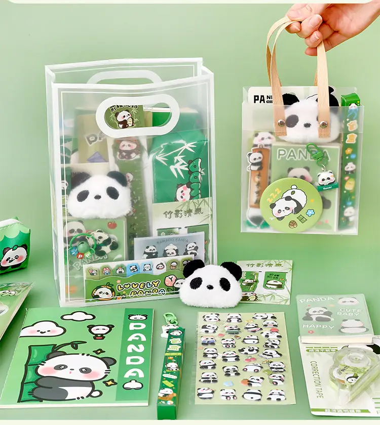 New Panda Stationery Set Graduation Gift Student High-Looking Cute Cartoon School Supplies Prizes Souvenirs — feature 11