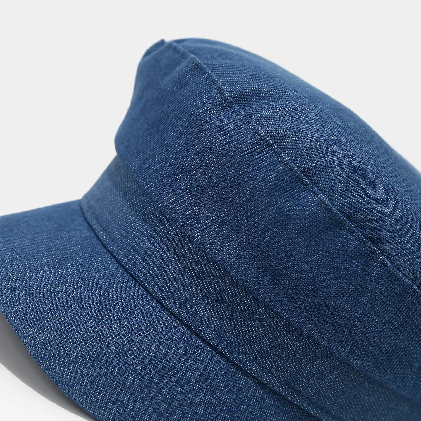 Vintage Navy Flat Cap Baseball Casual Face-Slimming — feature 8