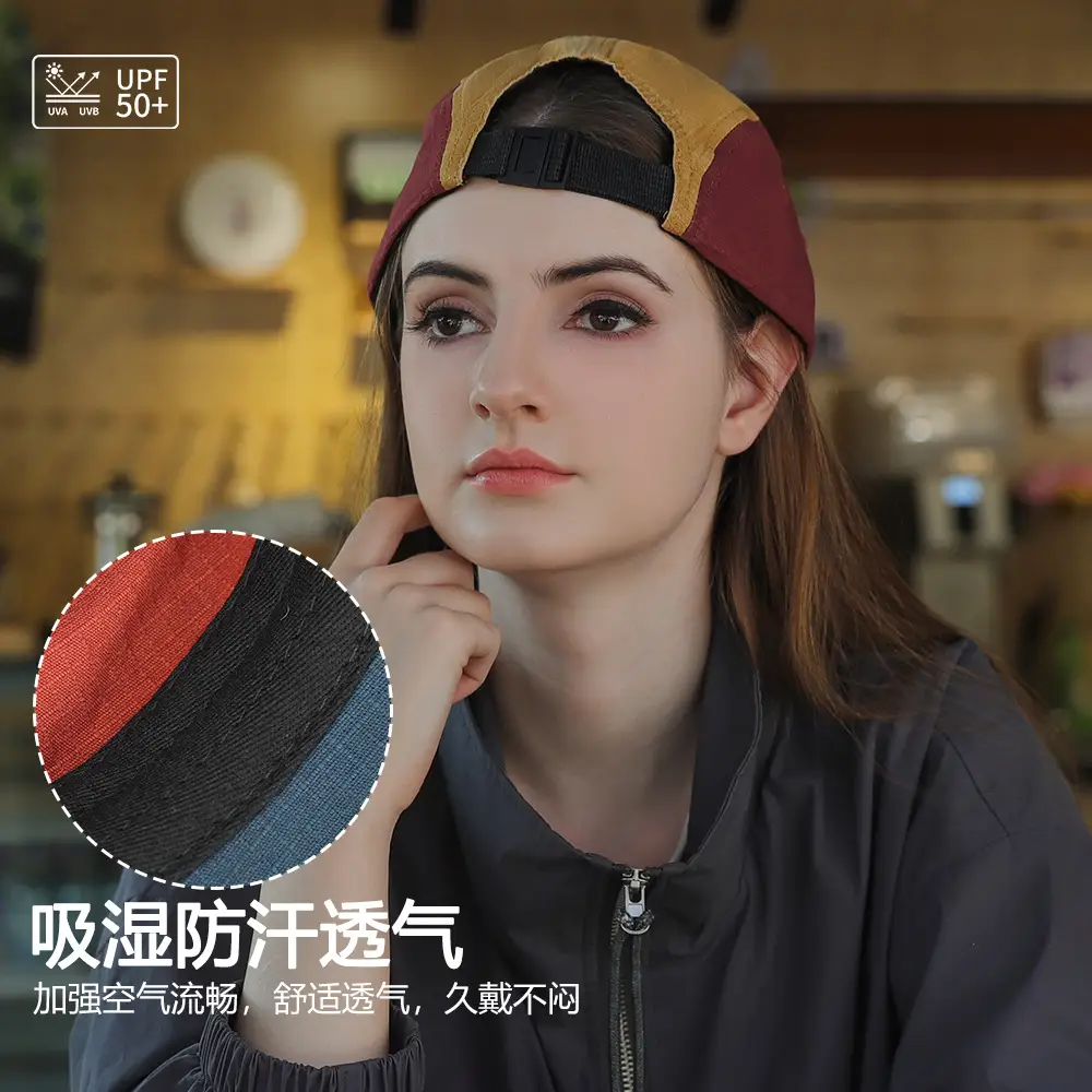 Reversible Sun Hat for Women with UV Protection - Image 7