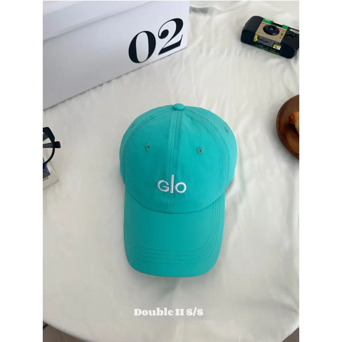 White Letter Embroidered Baseball Cap for Women Summer Sun Protection - Image 2
