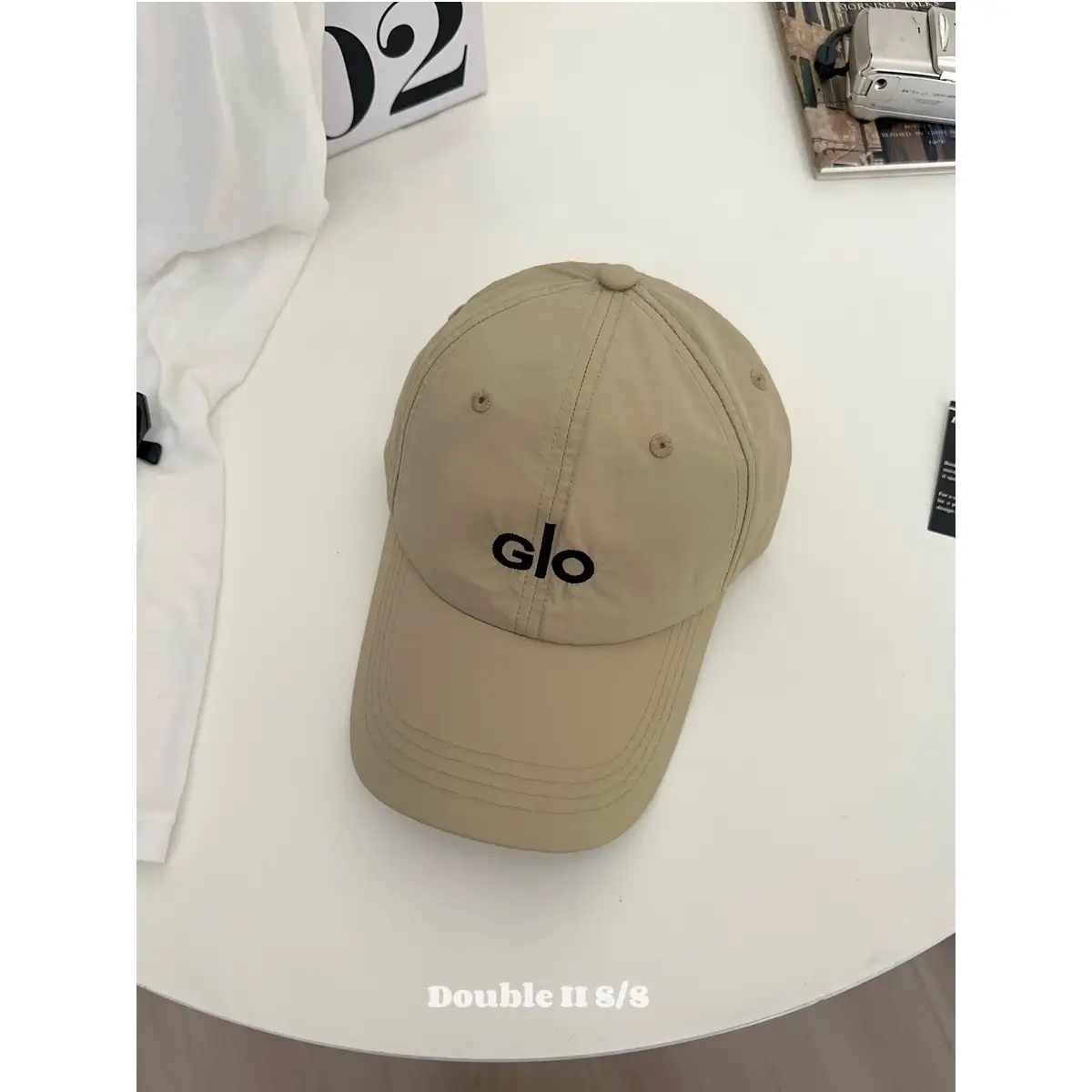 White Letter Embroidered Baseball Cap for Women Summer Sun Protection - Image 7
