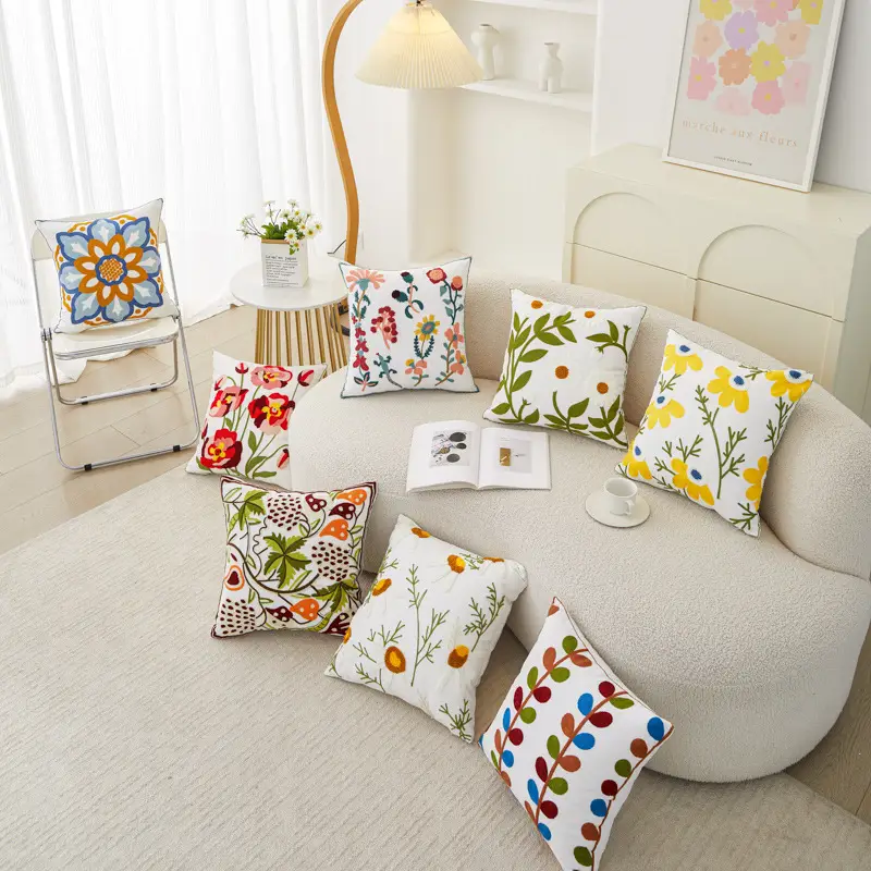 American Pure Cotton Floral Pillowcase Set