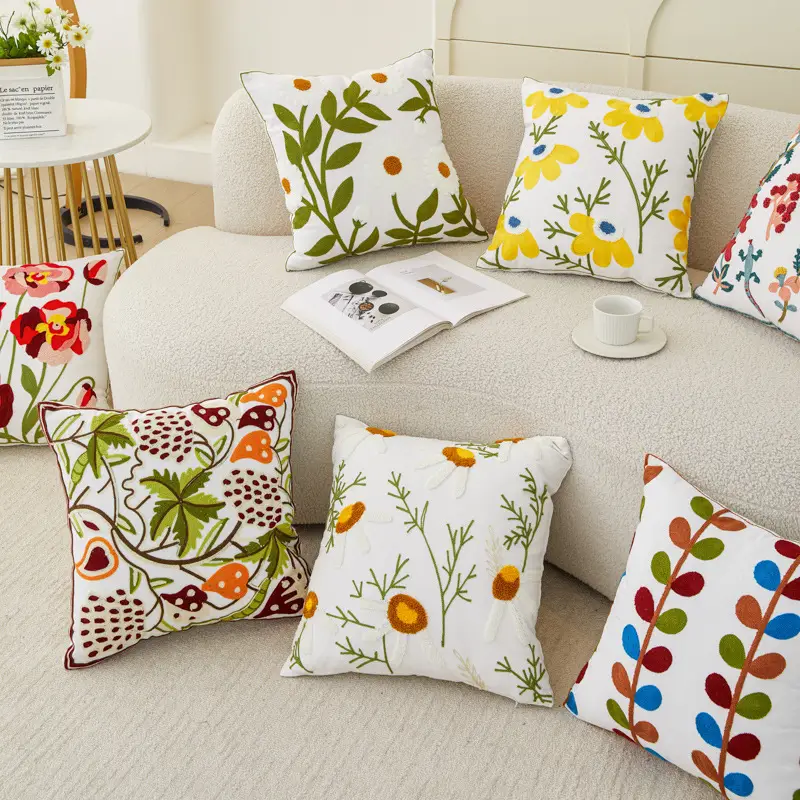 American Pure Cotton Floral Pillowcase Set