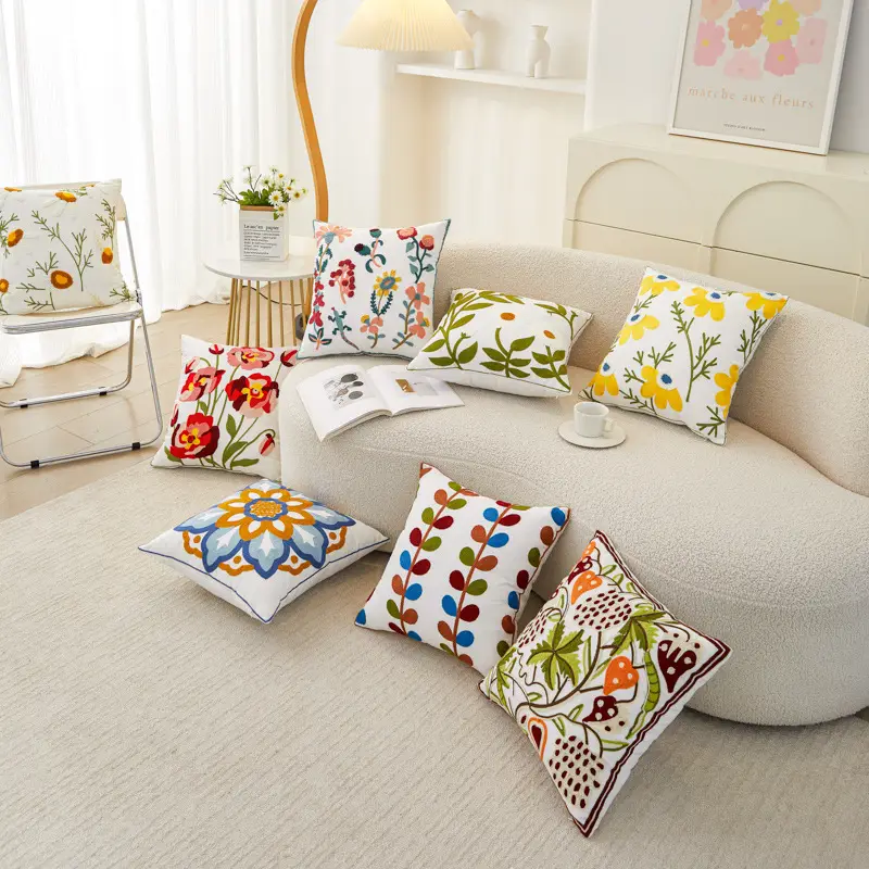 American Pure Cotton Floral Pillowcase Set — feature 1