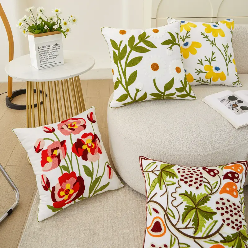 American Pure Cotton Floral Pillowcase Set — feature 11