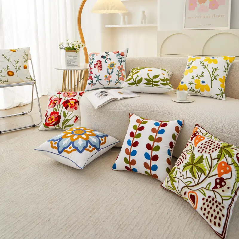 American Pure Cotton Floral Pillowcase Set — feature 12