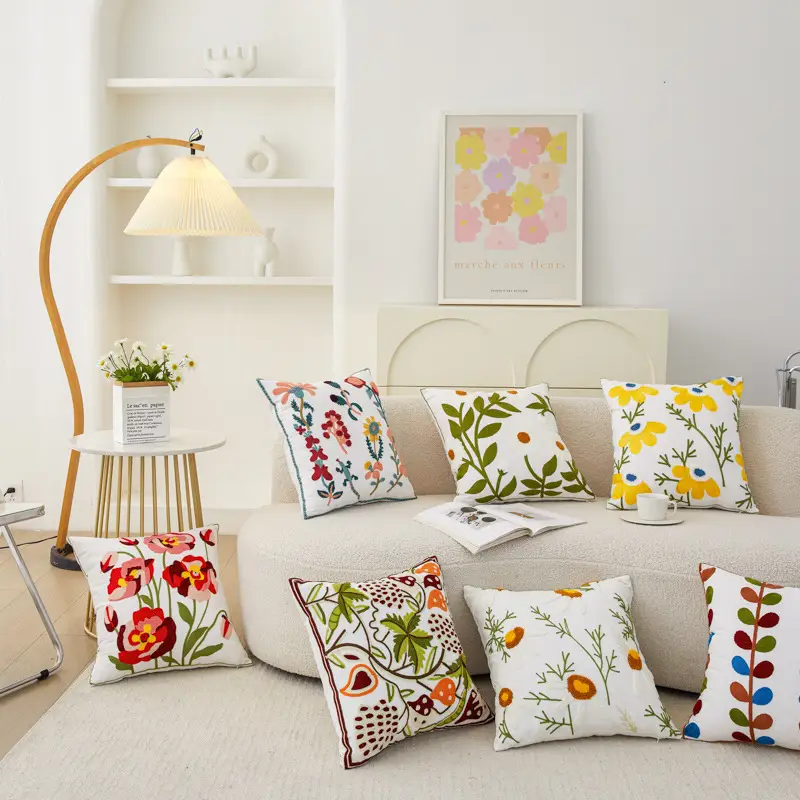 American Pure Cotton Floral Pillowcase Set — feature 13