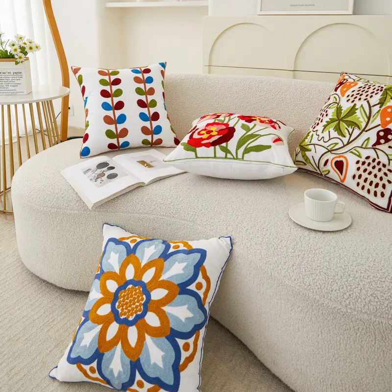 American Pure Cotton Floral Pillowcase Set — feature 7