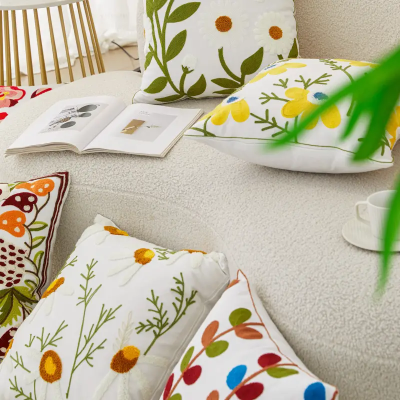American Pure Cotton Floral Pillowcase Set — feature 8