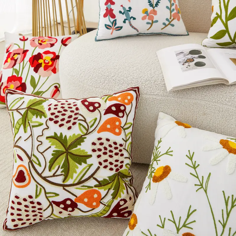 American Pure Cotton Floral Pillowcase Set — feature 9