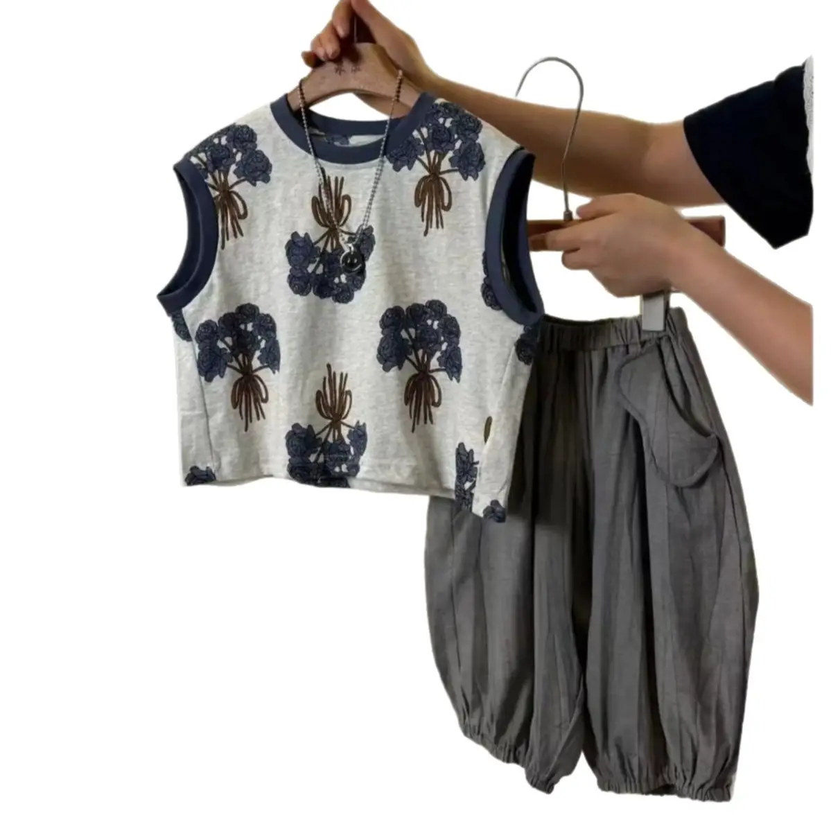 Boys Printed Sleeveless Vest & Loose Pants 2025 - Image 6