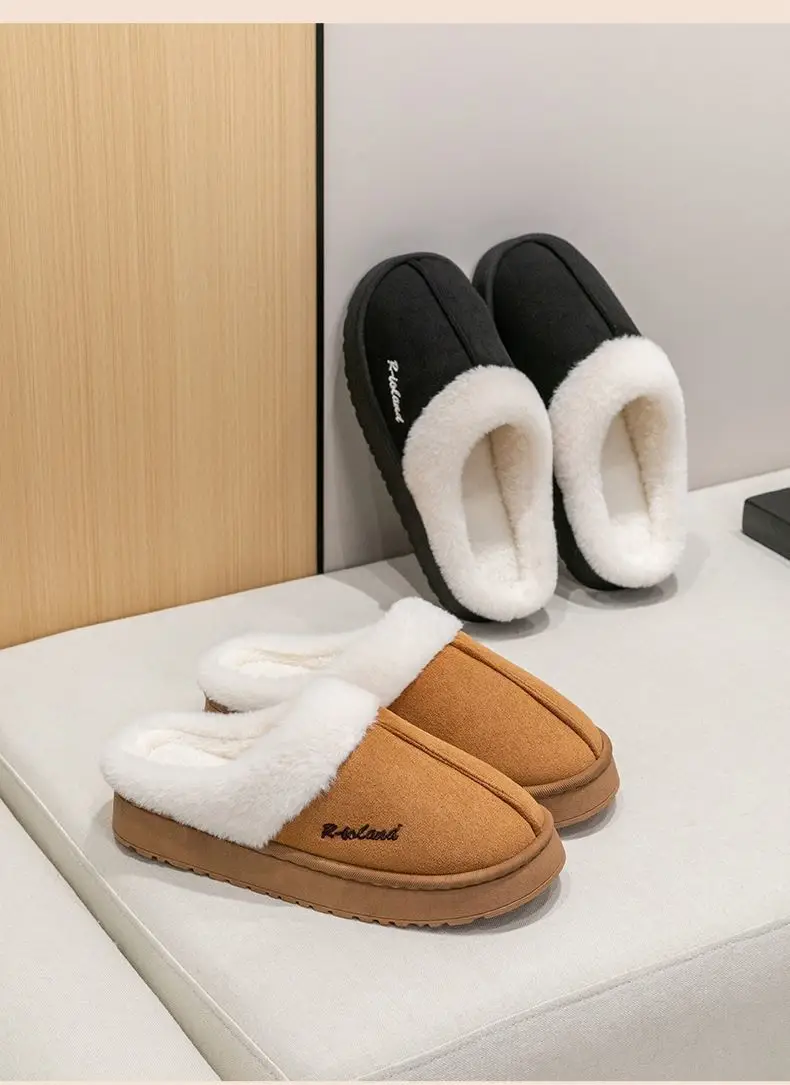 Women Velvet Slipper with Thick Sole for Indoor Comfort — feature 20