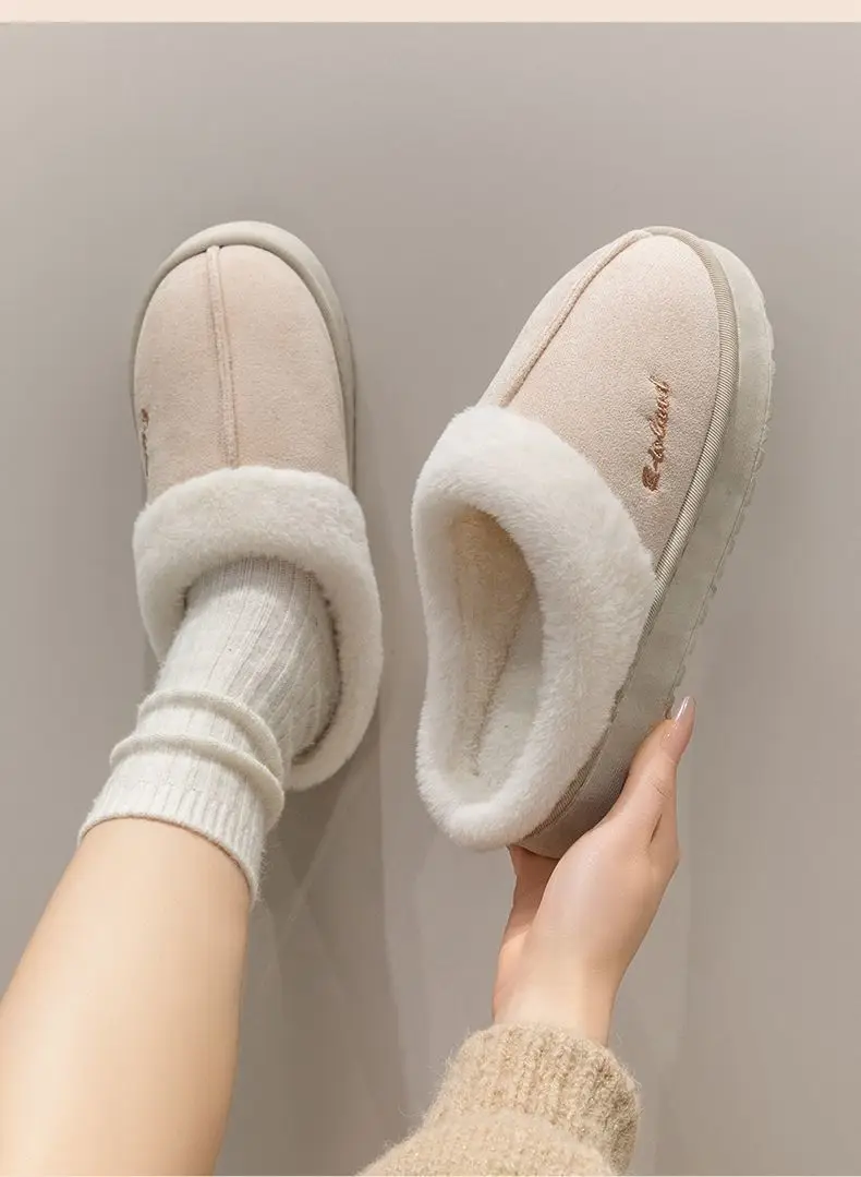 Women Velvet Slipper with Thick Sole for Indoor Comfort — feature 21