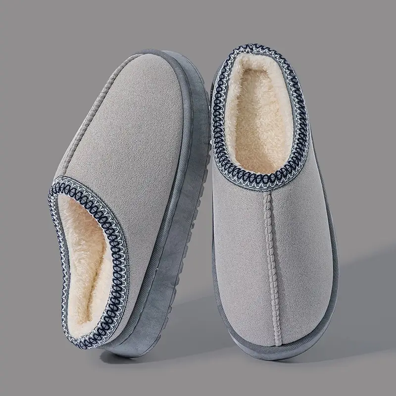 Women Velvet Slipper with Thick Sole for Indoor Comfort
