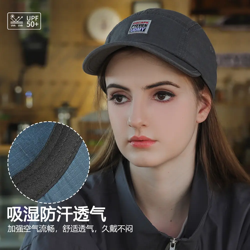 Duckbill Cap with Large Brim for Women Summer Wear - Image 8