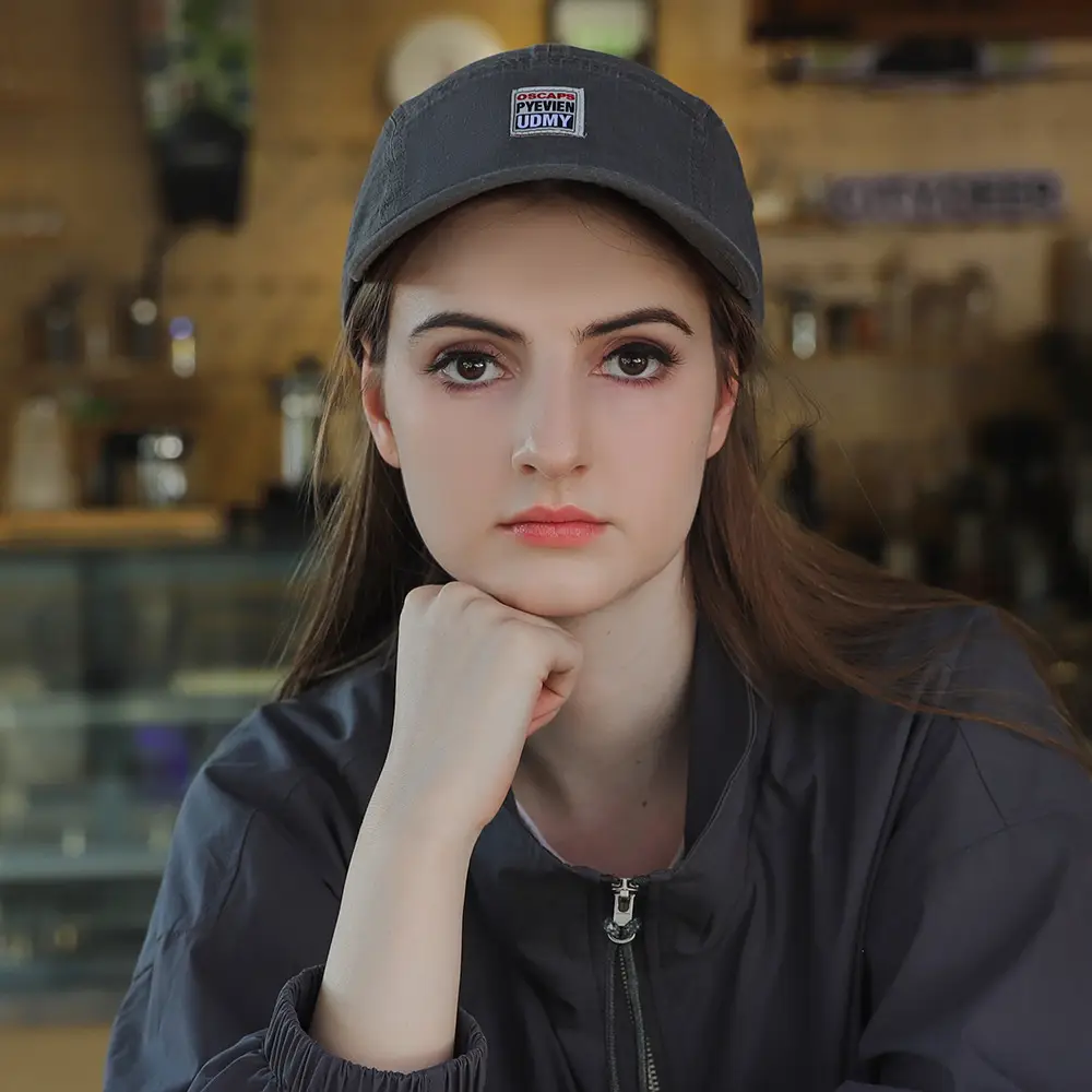 Duckbill Cap with Large Brim for Women Summer Wear - Image 9