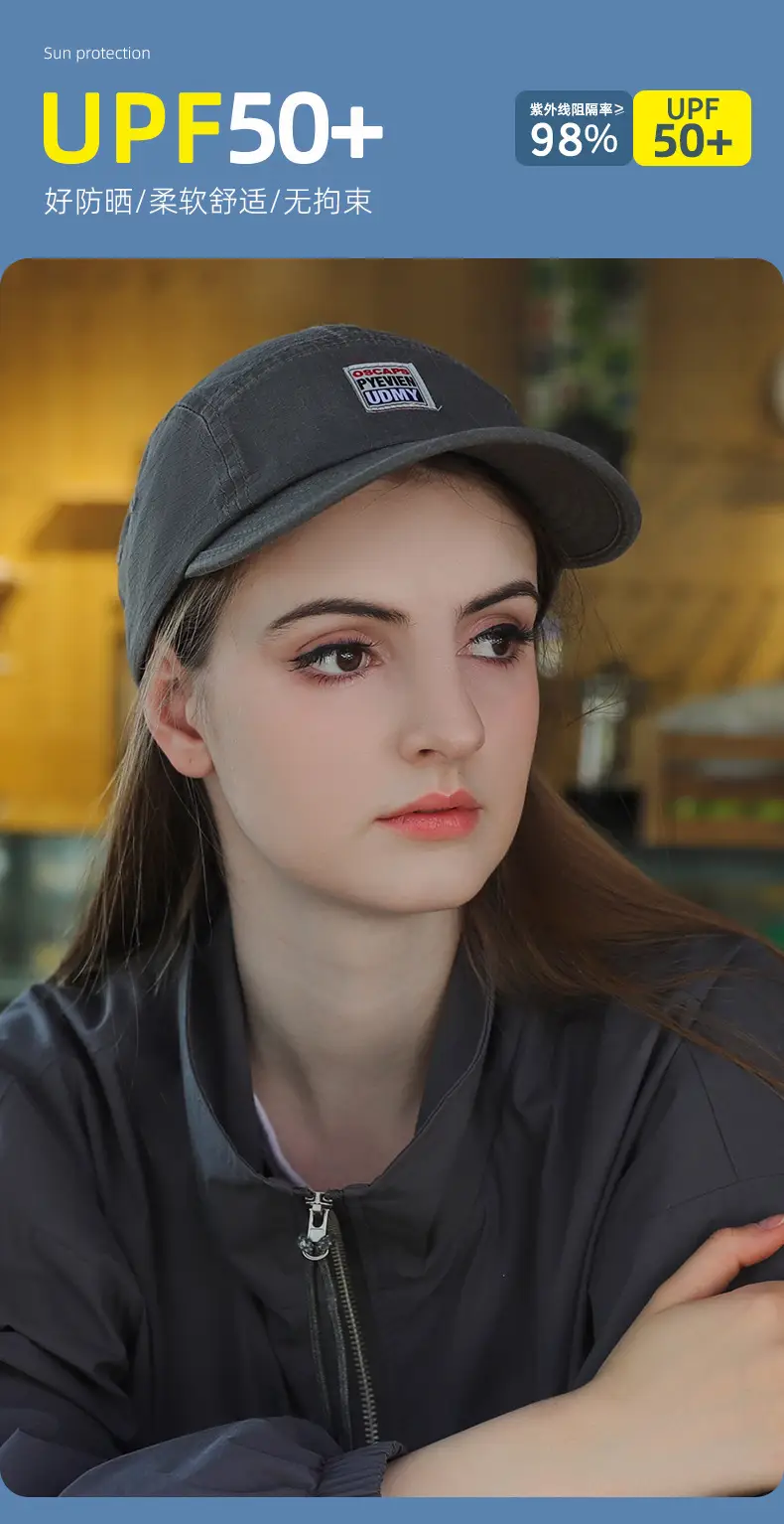 Duckbill Cap with Large Brim for Women Summer Wear — feature 4