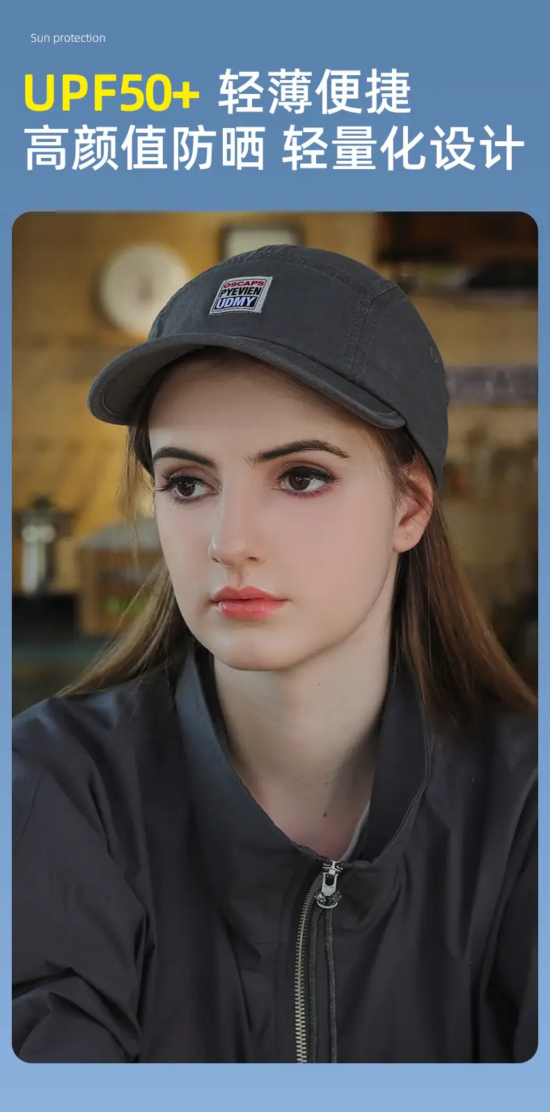 Duckbill Cap with Large Brim for Women Summer Wear — feature 6