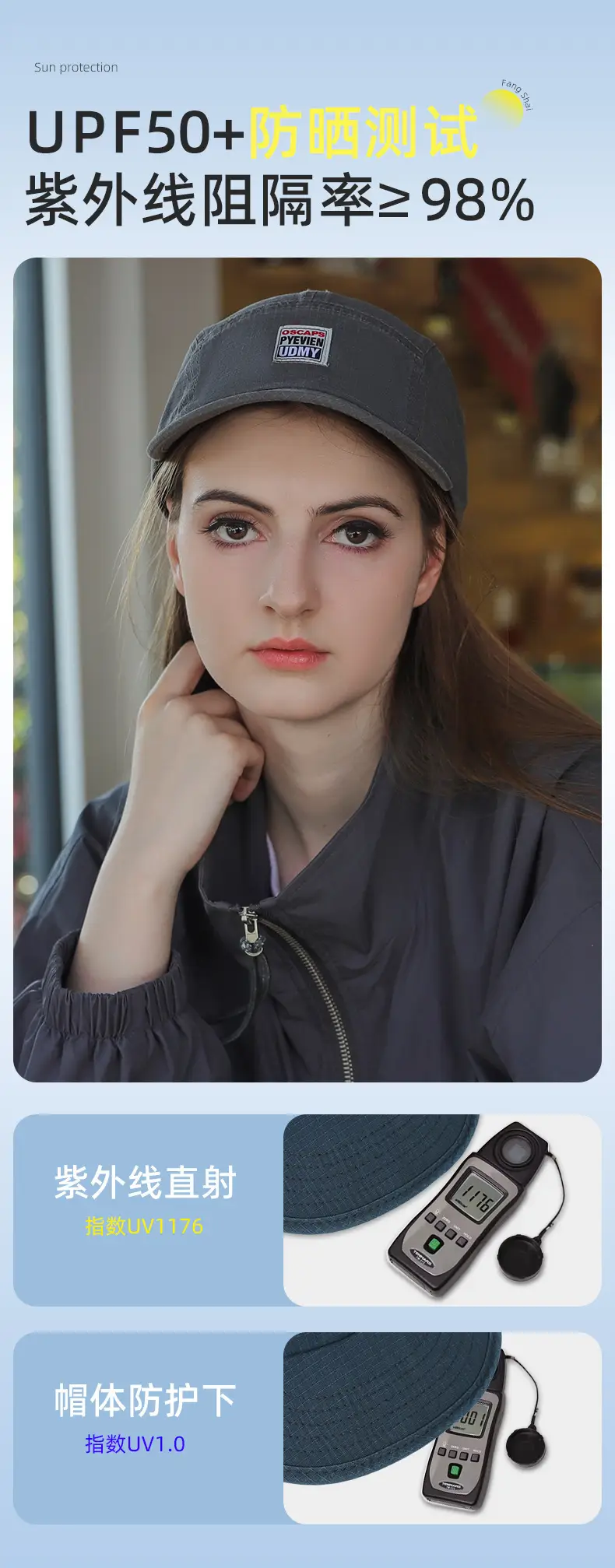 Duckbill Cap with Large Brim for Women Summer Wear — feature 9