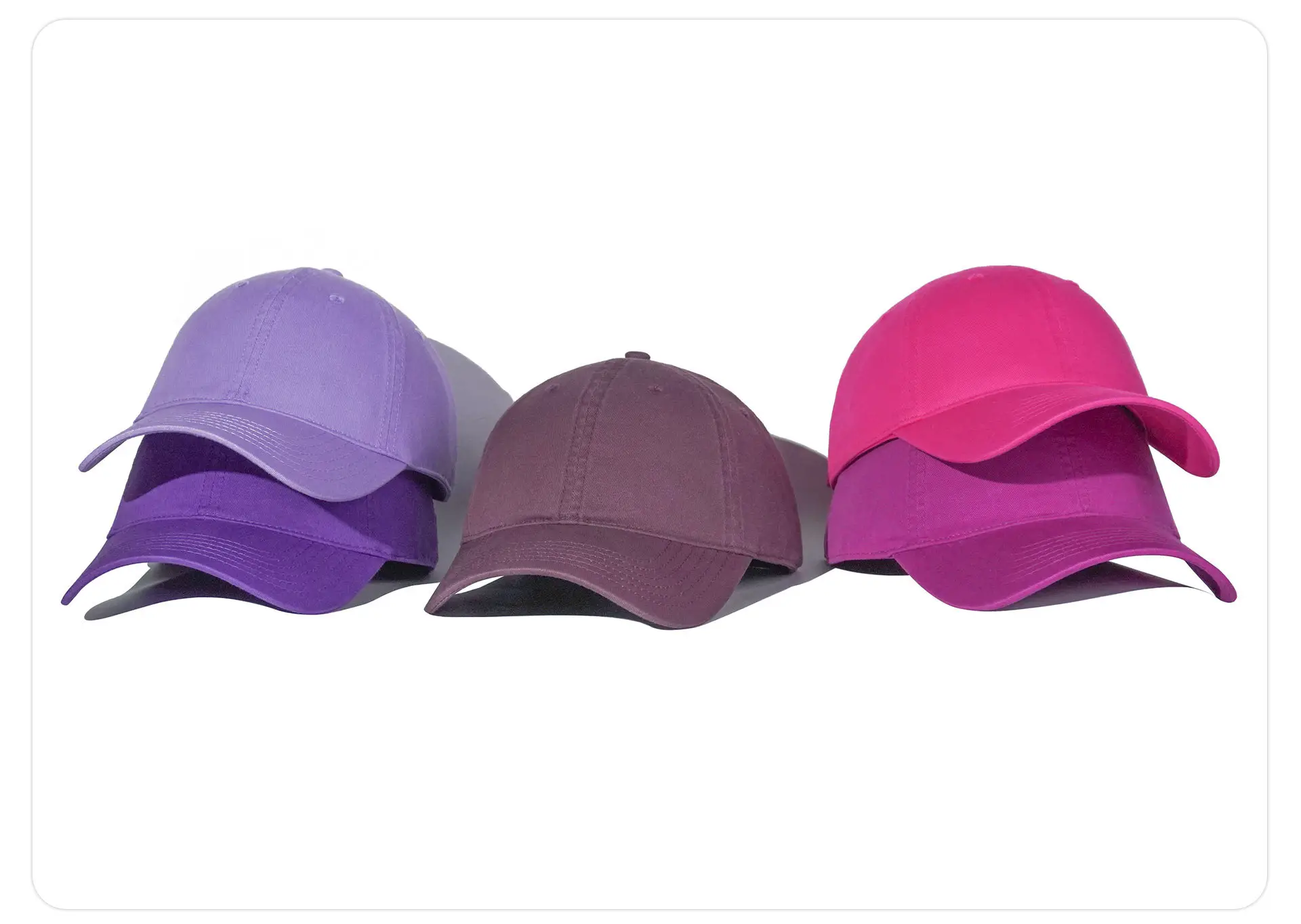 Purple Cotton Baseball Cap for Men — feature 36
