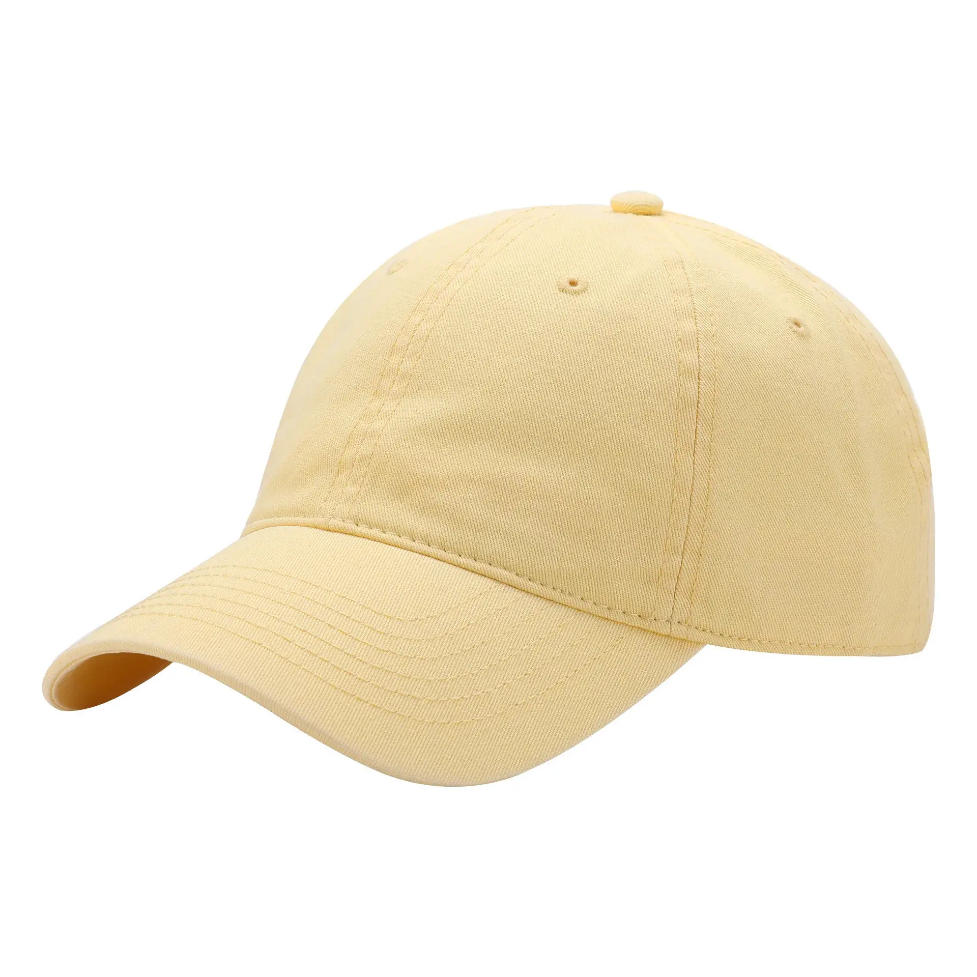 Purple Cotton Baseball Cap for Men