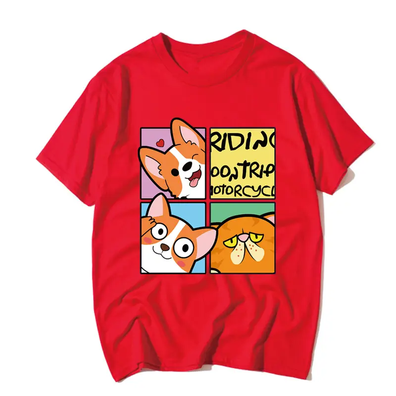 Boys Cotton T-Shirt Black Ridin' Dog T-Shirt - Image 6
