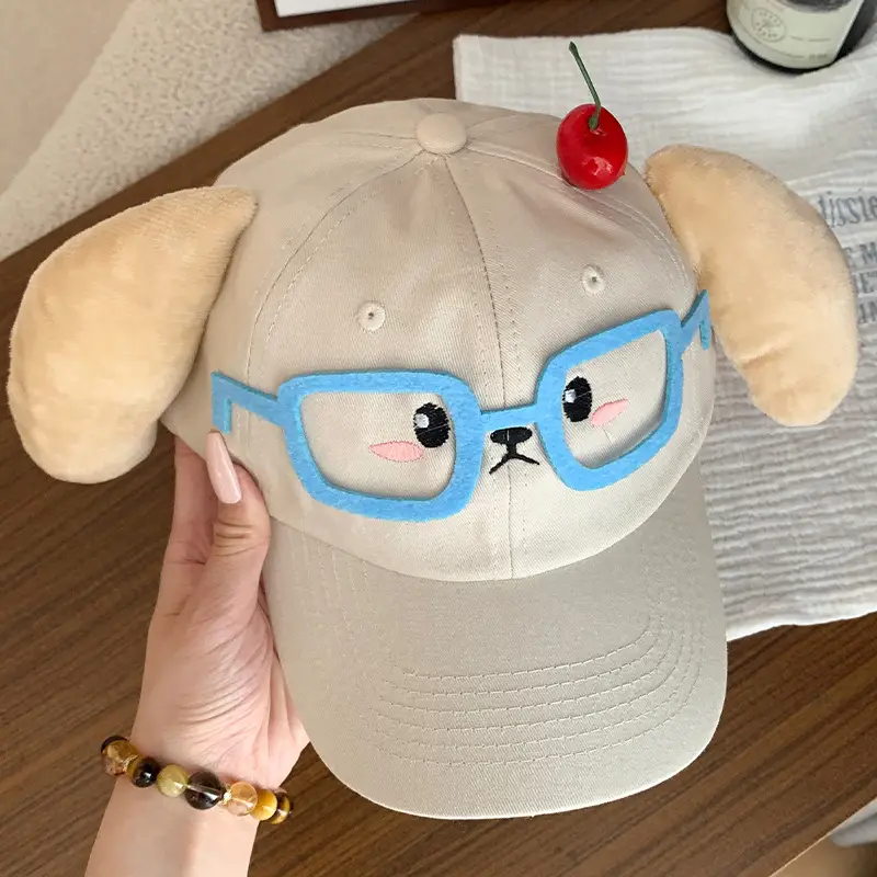 Cute Cartoon Glasses Cap for Women Sun Protection Hat - Image 6