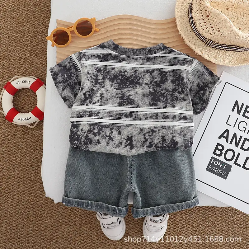 Boys Denim Ripped Shorts Suit 2025 — feature 5