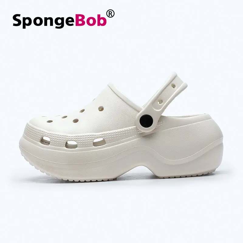 Women's Croc Shoes Women's Outerwear Summer New Thick-Soled Adult Sandals Non-Slip Beach Shoes Baotou Seaside Slippers - Image 2