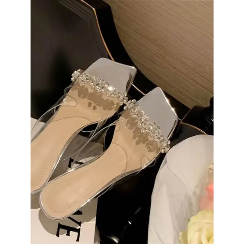 New Silver Crystal High Heels for Women 2025 - Image 3