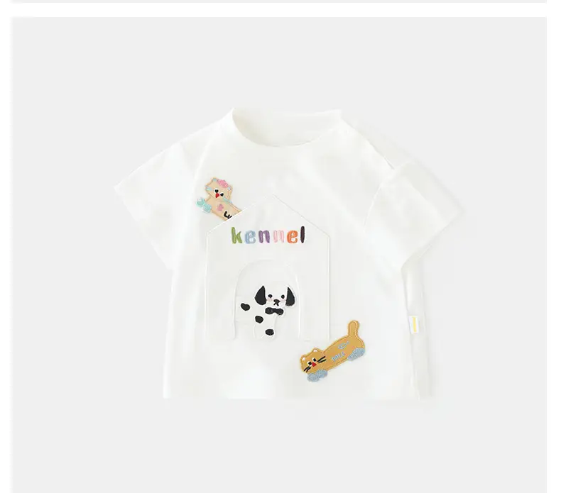 Duuduu Cool 2025 Baby T-Shirt Pure Cotton White — feature 18