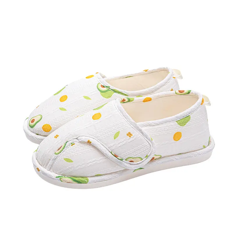 Maternity Shoes for Spring and Summer, Thin Style for May and June, Closed-Back Breathable Non-Slip Maternity Slippers for Women, Postpartum Cotton Slippers for Summer - Image 8