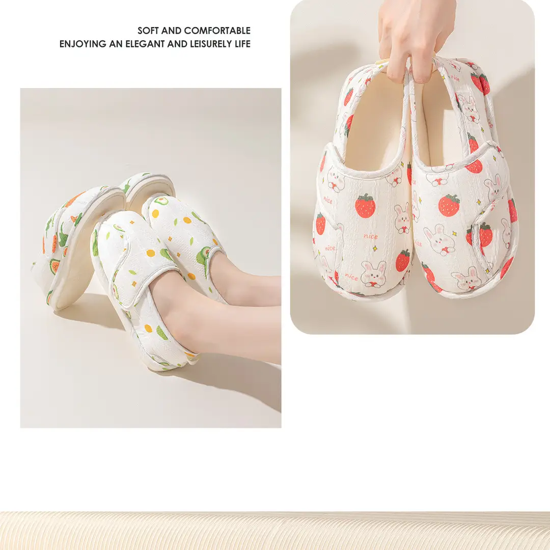 Maternity Shoes for Spring and Summer, Thin Style for May and June, Closed-Back Breathable Non-Slip Maternity Slippers for Women, Postpartum Cotton Slippers for Summer — feature 19