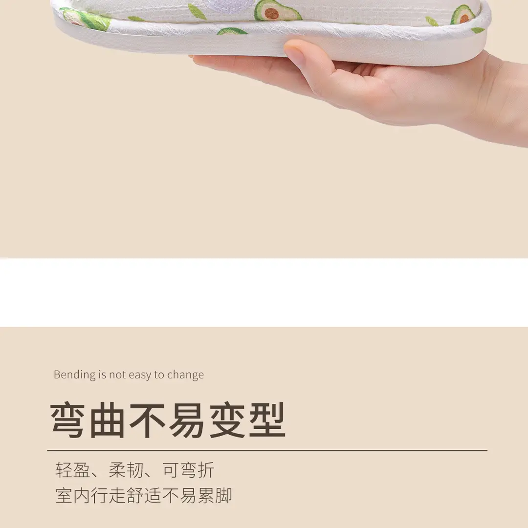 Maternity Shoes for Spring and Summer, Thin Style for May and June, Closed-Back Breathable Non-Slip Maternity Slippers for Women, Postpartum Cotton Slippers for Summer — feature 9