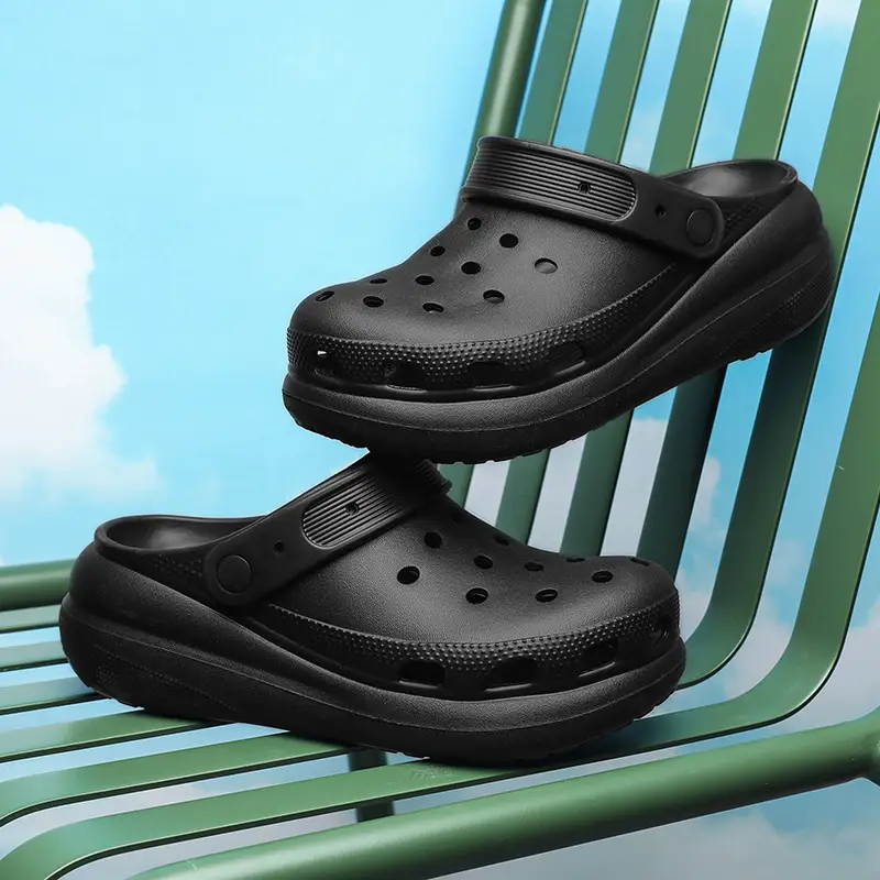 Women's Beige Croc Sandals Summer 2025 - Image 6