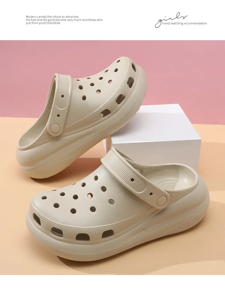 Women's Beige Croc Sandals Summer 2025 β feature 22