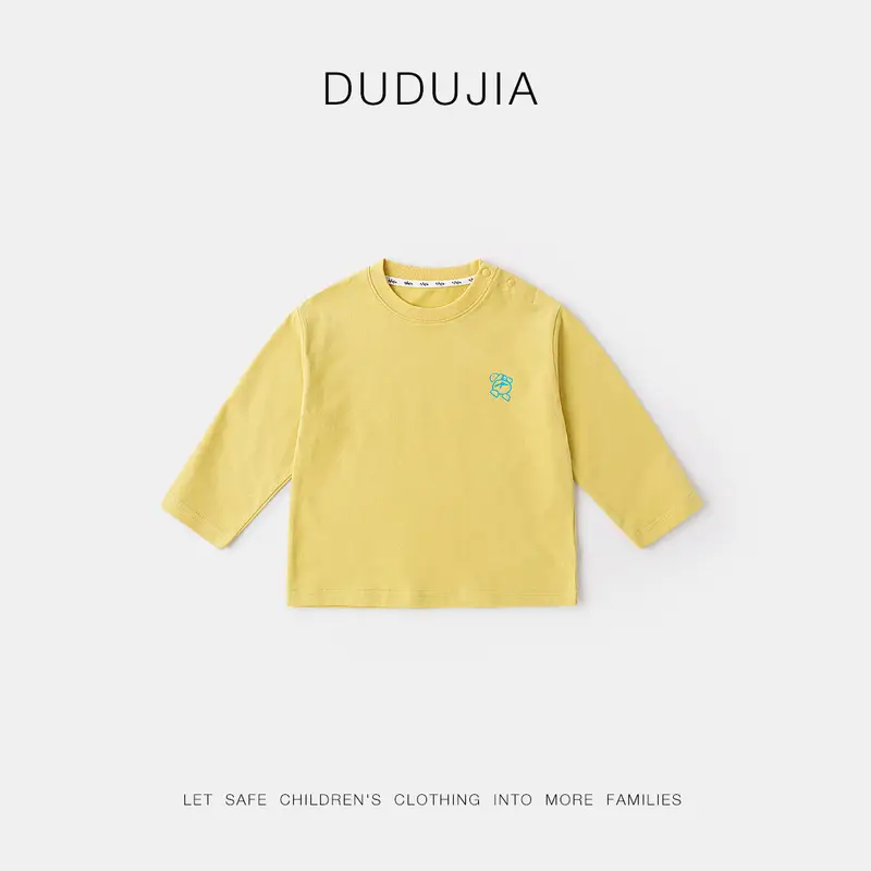 Girls Yellow Long Sleeve T-Shirt Dudu Home Spring