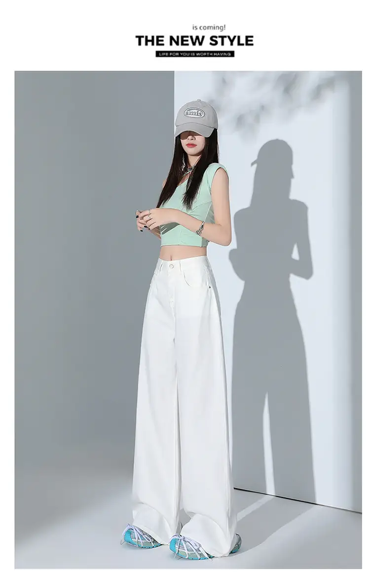Women Tencel Wide Leg Pants Dark Sky Loose Slimming — feature 25