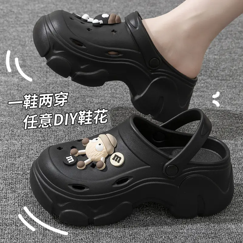 Cute Platform Slippers for Women, Height-Increasing, Non-Slip Closed-Toe — feature 5