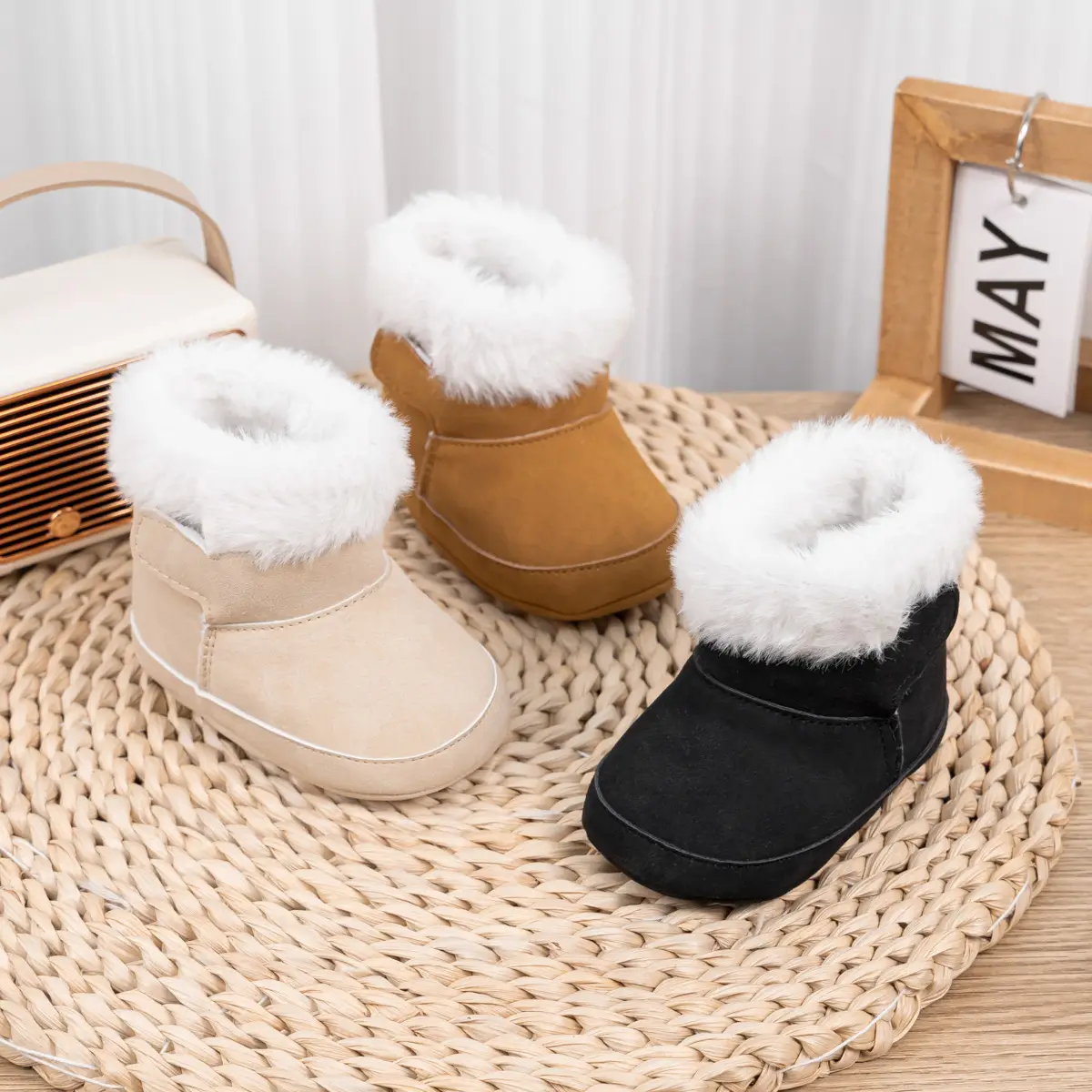 New Baby Boots for Toddler Fleece Lined Autumn Winter — feature 1