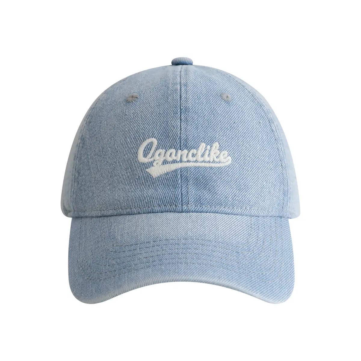 Vintage Denim Baseball Cap with Sunshade & Duckbill Cap - Image 8