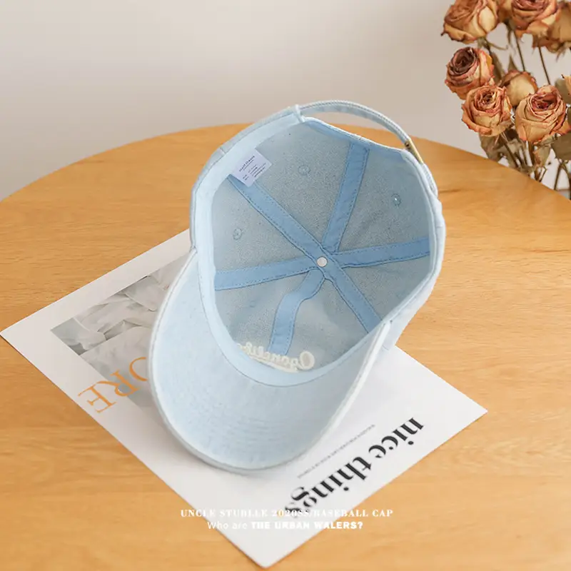 Vintage Denim Baseball Cap with Sunshade & Duckbill Cap — feature 4