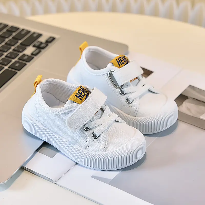White Korean Style Baby Shoes for Boys Toddler