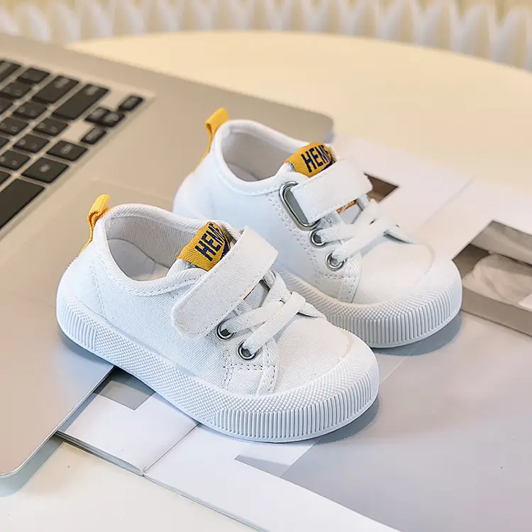 White Korean Style Baby Shoes for Boys Toddler — feature 4
