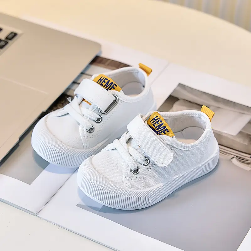 White Korean Style Baby Shoes for Boys Toddler