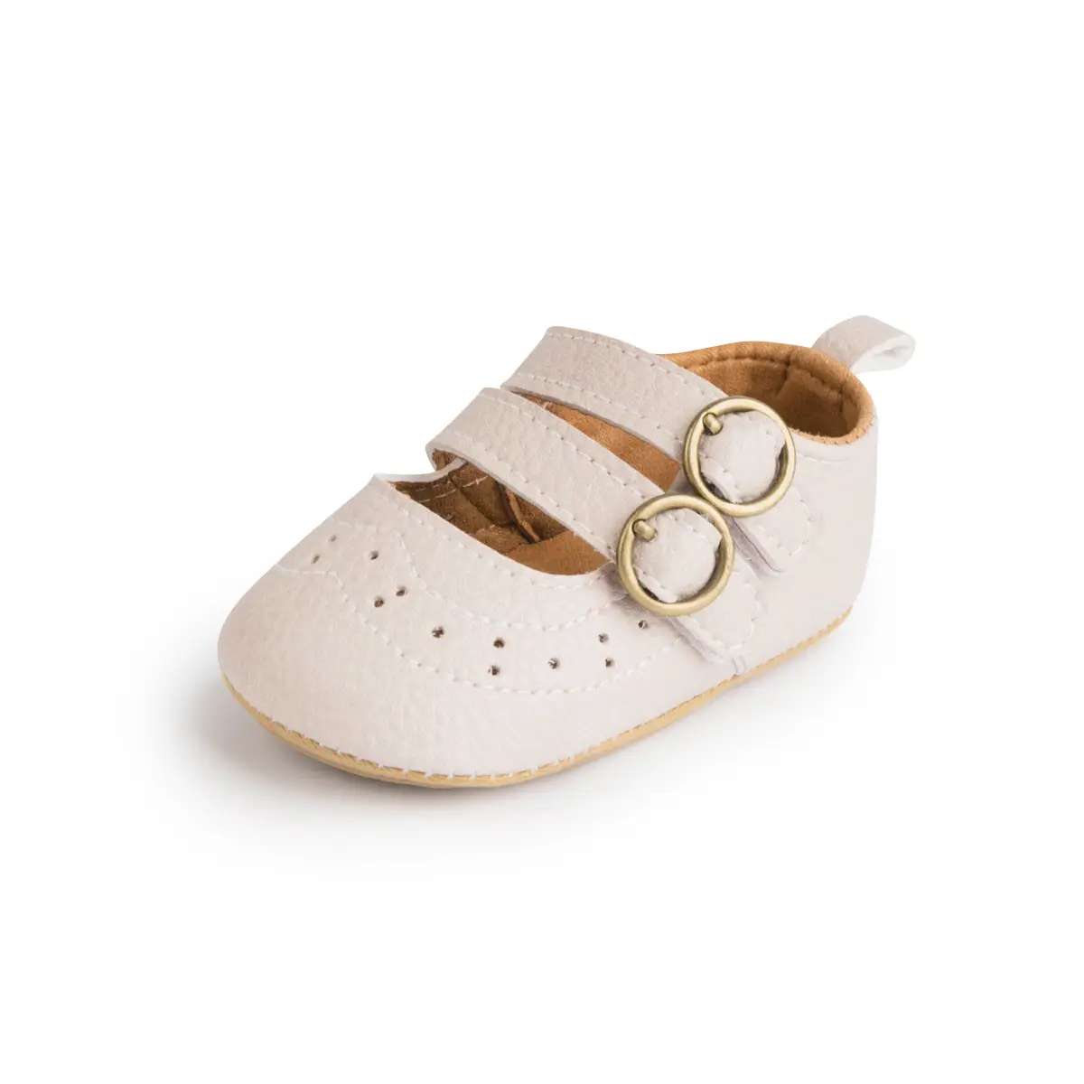 White PU Rubber Baby Shoes for Toddler Girls — feature 28