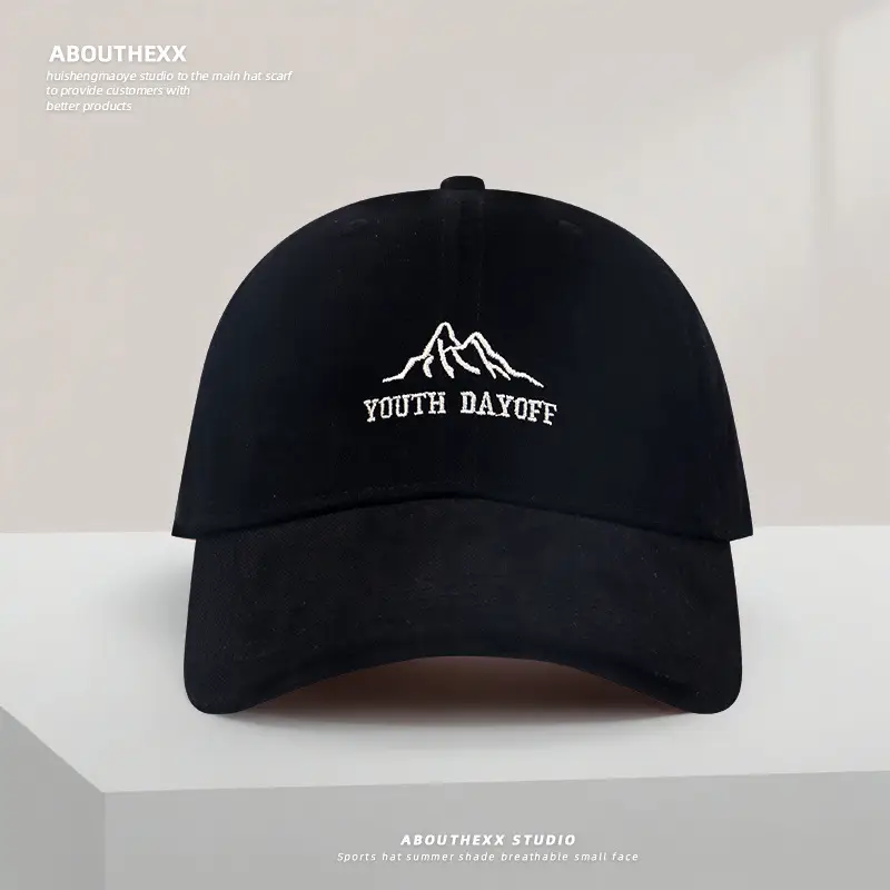 Women Letter Embroidered Baseball Cap Tan Large Head