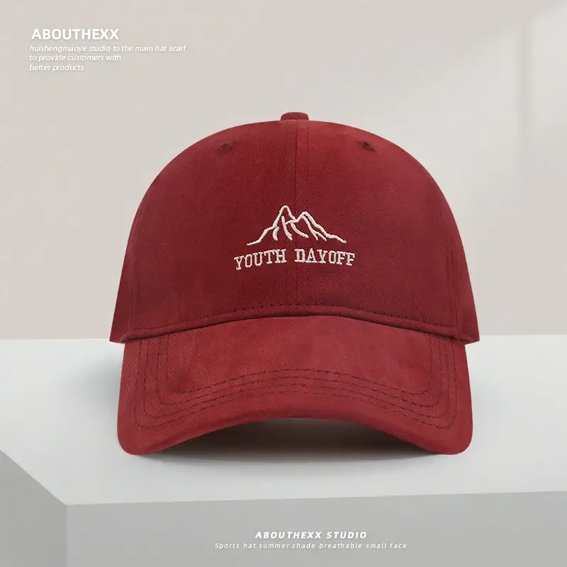 Women Letter Embroidered Baseball Cap Tan Large Head