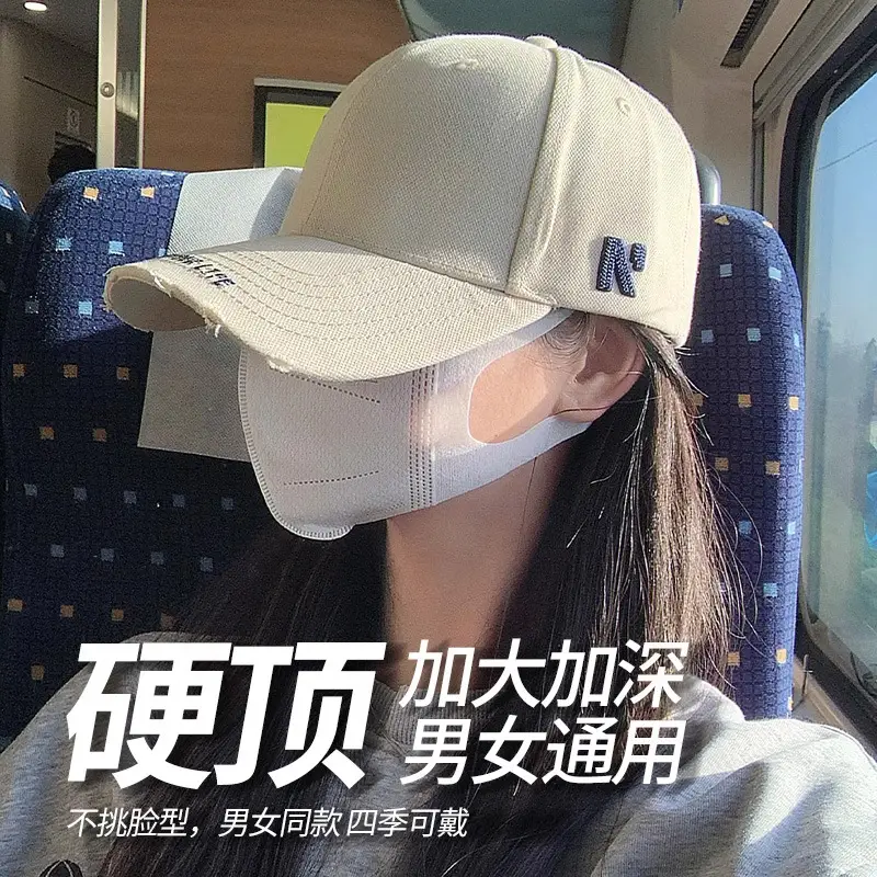 American Baseball Cap for Women Face-Slimming Duckbill Cap for Men - Image 7